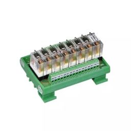Shavison Directly Soldered Relay Module 8 Channel 1 N/O Negative Looped Coils, AS385-24V-N-OE-10