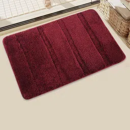 Aura Maroon Self-Designed Anti Skid Doormats-picture-18