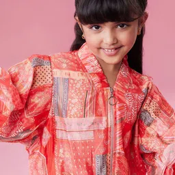 MASTARANG Tie-Up Neck Puff Sleeve Satin Top-image-37