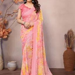 AMRUTKALA SAREES Paisley Printed Block Print Saree-5