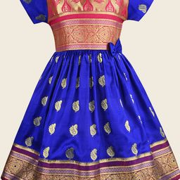 Wish Karo Girls Ethnic Motifs Fit & Flare Maxi Dress-image-52