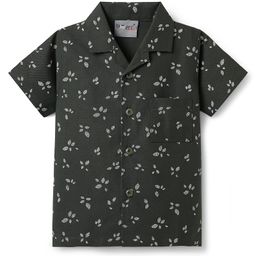 Dapper Dudes Half Sleeves Leaves Printed Shirt - Green-image-43