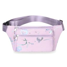 COZY VIBES Travel Waist Bag for Boys and Girls, Money Belt Bag, Walking Waist Bag, Vacation Casual Waterproof Chest and Shoulder Bag- PACK OF 1- COLOR MAY VARY-95