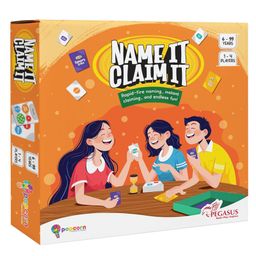 Popcorn Games & Puzzles Name It, Claim It Board Game| Fast-Paced Educational Family Fun for Kids, Teens & Adults| Ages 6 to 99 | Quick Thinking Card Game & Gift Toy-image-5
