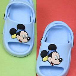 Yellow Bee Mickey Mouse Featuring Character Applique Detailed Sliders - Blue-picture-39