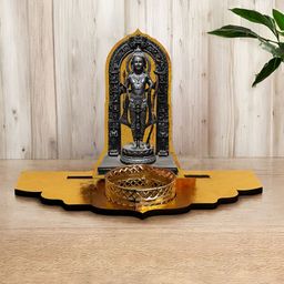 Art Street Gold-Toned & Black Ram Idol Showpiece-image-41