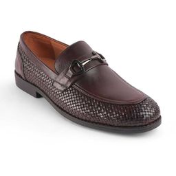 Tresmode Men Leather Loafers-image-85