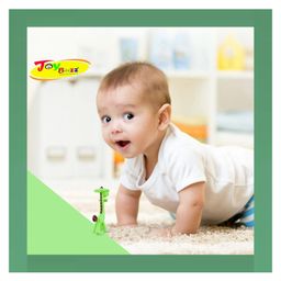 Joy Buzz BPA Free Giraffe Shape Silicone Teether - Pack of 1- color may vary image 5