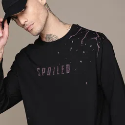 WROGN Printed Slim Fit Sweatshirt-image-84