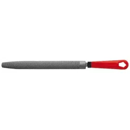 FACOM Half Round Bastard Rasp Large Cut And Handle 300 mm, RAB.DRDB300EMA-0
