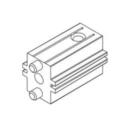 Hafele Joining Block Aluminium Die cast For Stack Modular Shelving, 793.10.991 (16 Pcs Per Structure) image 2