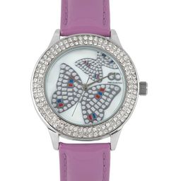 GIO COLLECTION Women Pearly White & Silver-Toned Dial Watch G0054-03-image-87