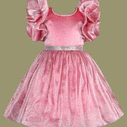 Wish Karo Girls Embellished Balloon Dress-picture-31