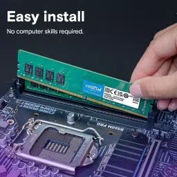 Crucial By Micron UDIMM RAM 16 GB DDR4 3200 MHz for Laptop & Desktop, CT16G4DFRA32A image 5