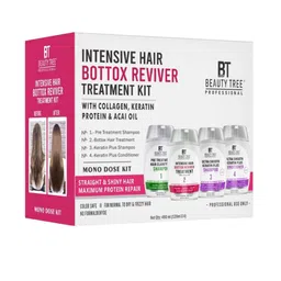 Beauty Tree Set Of 4 Hair Bottox Reviver Kit Mono Dose With Acai & Marula Oil-120 ml-18