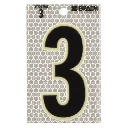BRADY Number Label 76.2 mm (3 Inch) Character Height Archivo Narrow Font, 14R139 (Pack of 10 Pcs)-image-77
