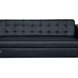Parin SS LEO 3S 3 Seater Leatherette office Sofa , Black-picture-13