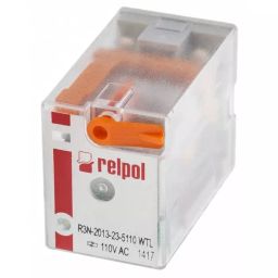 Relpol R3N Power Relay Plug In 3PDT Plug In 110 V AC 3450 Ω, R3N-2013-23-5110-WTL-image-44