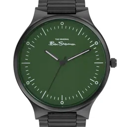 BEN SHERMAN Men Printed Dial & Stainless Steel Straps Analogue Watch BS097NBM-18