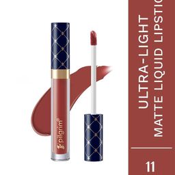 Pilgrim Oh So Crme! Ultra Light Matte Liquid Lipstick- 3.5 ml- Ruby Kiss-11-picture-7