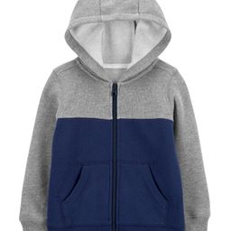 Carter's Zip-Up Warm Fleece Hoodie - Heather-picture-12