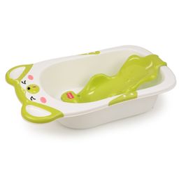 Luv Lap Bathtub with Baby Bather - Green & White-image-28