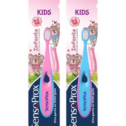 SensoProx Infant Toothbrush Pack of 2 - Pink & Blue-image-89