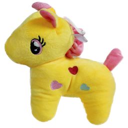 Tickles Unicorn Soft Stuffed Plush Animal Toy for Kids Boys & Girls Birthday Gift (Color: Yellow Size: Length 20 cm)-image-38