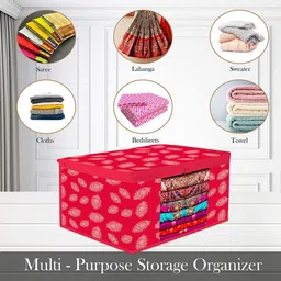 Kuber Industries Pink Set of 1 Regular Multi-Utility Organisers image 2