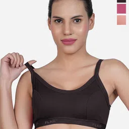 SHYAM SONS FLAIR Women Pack Of 3Non-Wired Full Coverage Bra-39