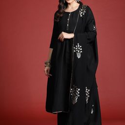 Anouk Tyohaar Gotta Patti Kurta with TrousersWith Dupatta-picture-52