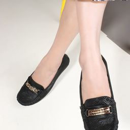 Carlton London Women Textured Loafers-picture-24