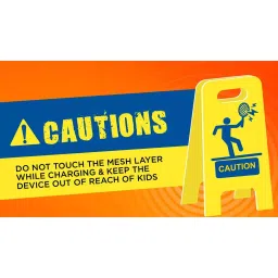 Halonix Strike Bug Zapper with Rechargeable 400 mAh Battery, Orange image 5