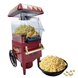 iLife Hot Air Popcorn Machine, DIY Vintage Retro Electric Machine For Family Party And Children's-image-3