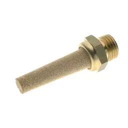 RS PRO Brass 12bar Pneumatic Silencer, Threaded, 1/4 in Male Model No 1762284-33