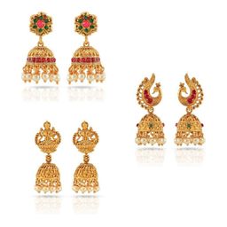 CHARMS Contemporary Jhumkas Earrings-image-53