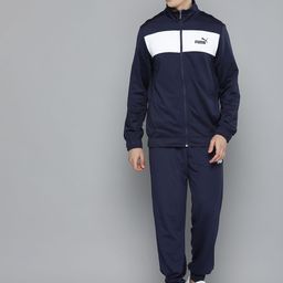 Puma Men Poly Suit Long Sleeves Jacket With Joggers Tracksuit-50