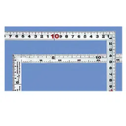 Shinwa Rules Stainless Steel Curved Scale Silver 50 cm, 7226125-27