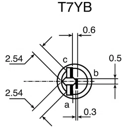 Vishay Through Hole Trimmer Potentiometer 130 mW Power 470 kΩ Pin Terminal, IHLE2525CDER2R2M5A (Pack of 50 Pcs) image 2