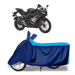 Auto Pearl Two Wheeler Cover for Yamaha YZF R15 BS6 - Cyan, Blue-image-124