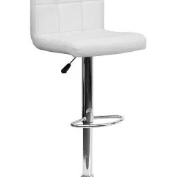Exclusive Furniture Bar Stool in Leatherette White Upholstery KBSTW02-image-85