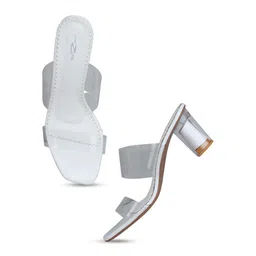 Shezone Block Sandals with Buckles image 3