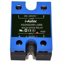 I-Autoc KSI Series Solid State Relay 10 A Load Panel Mount 280 V AC Load 32 V DC Control, KSI240D10-L(068)-image-24