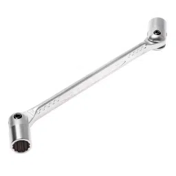 JTC Euro Design Chrome Vanadium Steel Double Flexible Socket Wrench 6x7 mm, JTC 3964-14