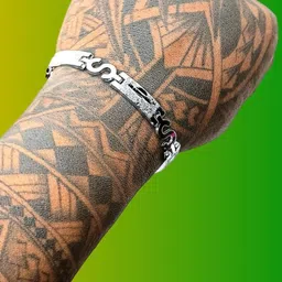 Dynamic Retail Global Men Silver-Plated Link Bracelet-image-64