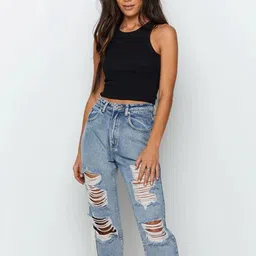 BAESD Colourblocked Tank Crop Top-image-97