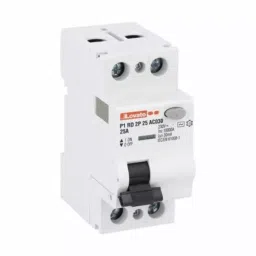 Lovato P1RD Residual Current Circuit Breaker, 25A, 2 Pole, 30mA, Type AC, 230 V AC, P1RD2P25AC030-9