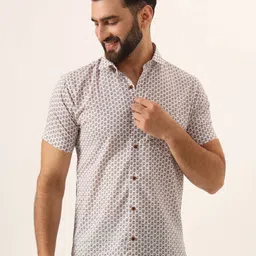MILLENNIAL MEN Men Comfort Sheer Printed Casual Shirt-image-76