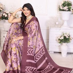 KALINI Floral Silk Blend Saree-image-91