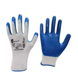 Spectrum Vira N-Eco Nitrile Cut Resistant Gloves White and Blue (Pack of 12 Pair)-image-10